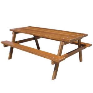 BANCO + MESA PICNIC DE MADERA