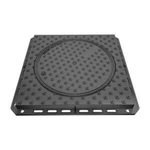 JUEGO REGISTRO CUADRADO TAPA CIRCULAR 85X85 D400 H10